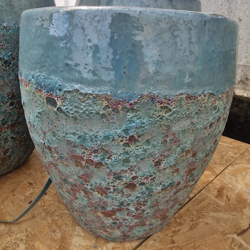 POTERIE DU BOUSQUET léon Jarre amande-d44-32l POTERIE DU BOUSQUET léon Jarre amande-d44-32l