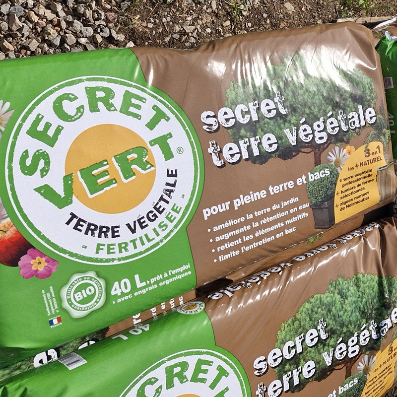 SECRET VERT terre v&eacute;g&eacute;tale 40 litres